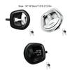 Metal Whale Tail Lock T-style Lock Cargo With Confidence Trucks And More Made Of High-quality Material Chrome Handle Black