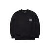 MLB New York Yankees Graphic Print Crewneck Long Sleeve Sweatshirt Unisex sweatshirt Black 3AMTI0121-50BKS