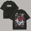 Gundam Anime Lover Washed T-shirt Year Round Clothing High Quality Personality Clothes Plus Size Unisex New Model Couples Tee
