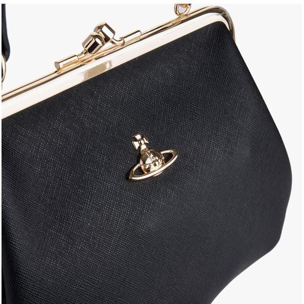 Vivienne Westwood Granny Saffiano Frame Pulse Chain Tote Bag 4b010007w S0021 N402