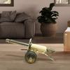 Miniature Cannon Sculpture Mini Figurine Realistic Artillery Launcher Model Alloy Statue Decorative Ornament Collection Toy Home Office Desktop