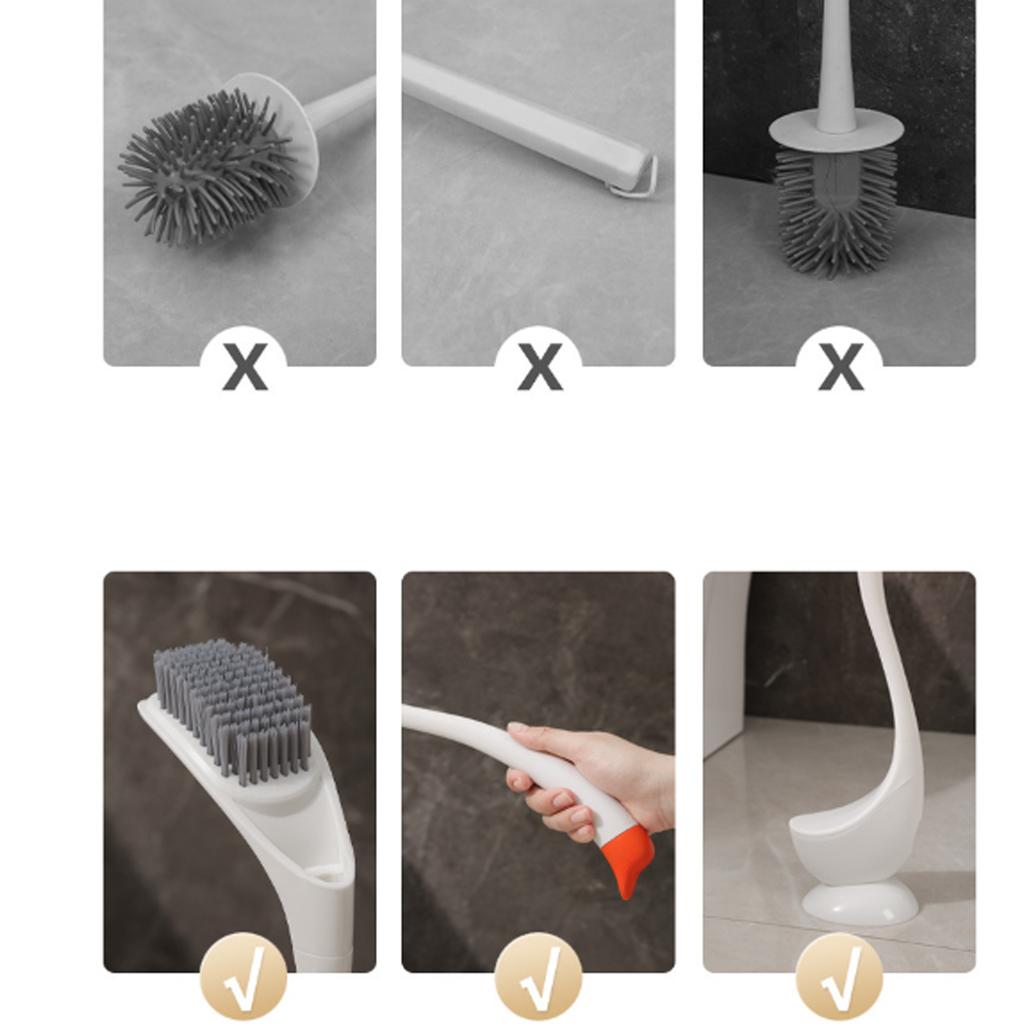 Fashionable Toilet Brush and Holder Perfect Addition to Your Bathroom Modern Bathroom Cleaning Brush Accessories