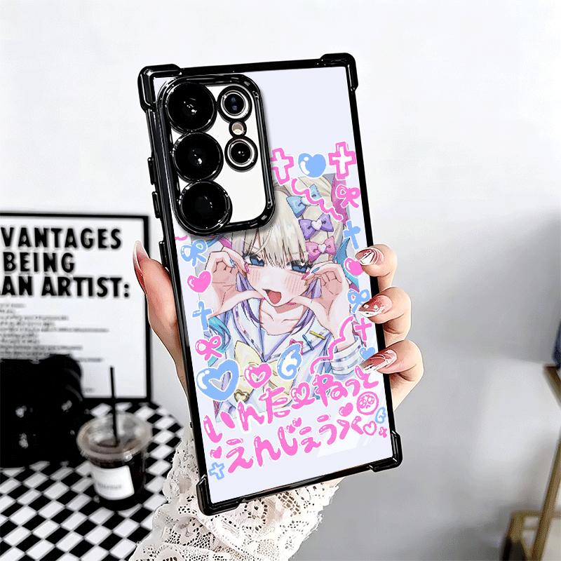 Needy Girl Streamer Overload Soft Phone Case For Samsung Galaxy S26 Ultra S25 Edge S24 FE S23 Plus S22 S21 + S20 Plating Anti-Fa