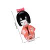 Authentic Japanese Kimono Wooden Ornament Delicate Artistic Craft Bright Aesthetic Design Desktop Tabletop Home Restaurant Decor