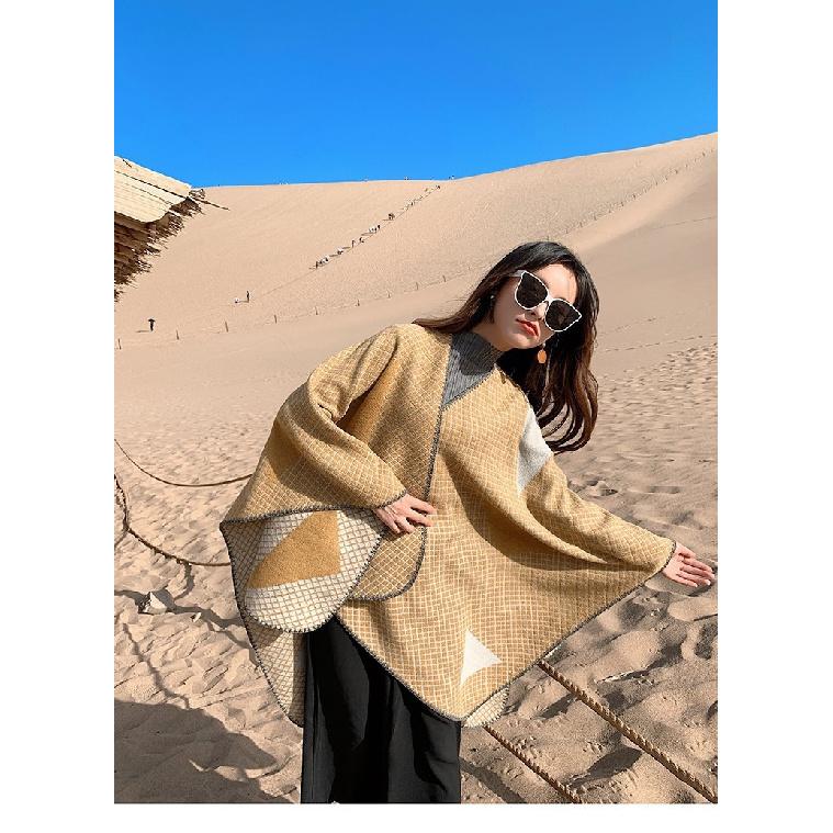 K pokožke šetrný a priedušný Teplý a všestranný Domáci, Jesenný a zimný Dámsky cestovný šál, Hrubý plášť, Klimatizačná deka