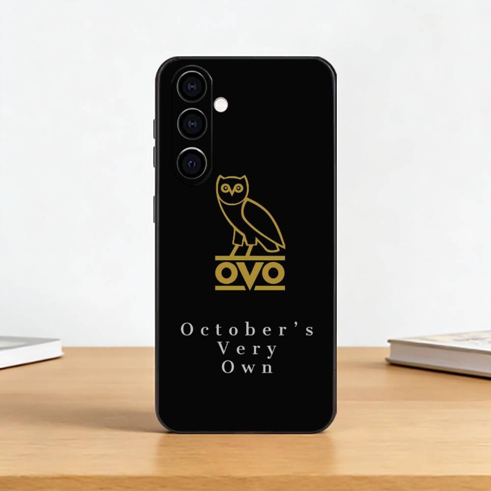 D-Drake OvO O-OWL  Phone Case Black Silicone Soft For Samsung Galaxy A73,A72,A71,A70,A53,A52,A51