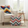 Calm Geometric Color Cushion Cover Natural Linen Organic Fabric DoubleSided Printing Couch Pillow Covers Home Decor
