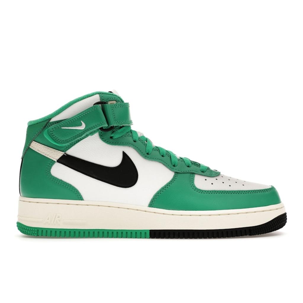 Nike Air Force 1 Mid 07 LV8 Split - Stadium Green Men Sneakers Summit-White Black Coconut-Milk DZ2554-100