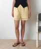 Banwonateullie P3309 Elastic Waist Stripe Shorts_Butter Yellow