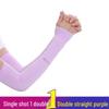 Ice Silk Sun Protection Arm Sleeves for Men & Women - UV Guard, Thin Driving & Cycling Gloves