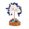 Copper Wire Crystal Wishing Tree Positive Energy Fortune Tree Figurine Mini Crystal Trees  Desk