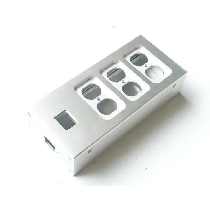 Full Aluminum HiFi US Power Case DIY Box HIFI EU Power Case European Standard Power Socket Chassis