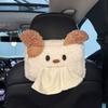 Cartoon Car Tissue Box Plush Car Interior Decoration Supplies Puppy Hanging Tissue Bag  Seat Back