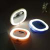Mini Selfie Ring Light USB Portable Clip-on Led Phone Fill Light for 3-level Brightness Dimmable for Live Stream Selfie Makes up