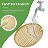 Useful Portable Handicraft Fried Food Fruit Dim Sum Storage Basket Dustpan Food Tray Bamboo Sieve