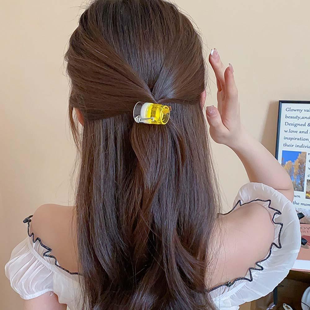 Duckbill Clip Creative Beer Hair Clip Korean Style Beer Side Bangs Clip Funny Beer Hairpin  Holiday