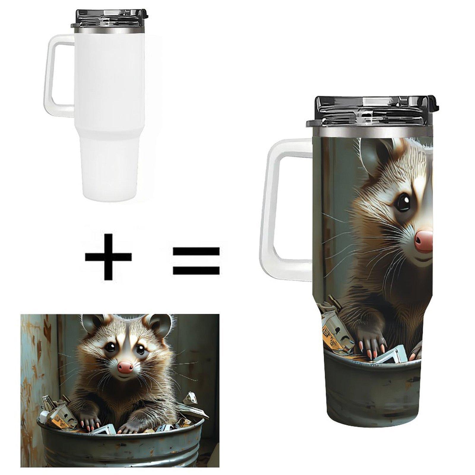 Large Capacity 40oz Promotional Tumbler with Your Company Logo and Branding 40 oz(1133.98g) белый