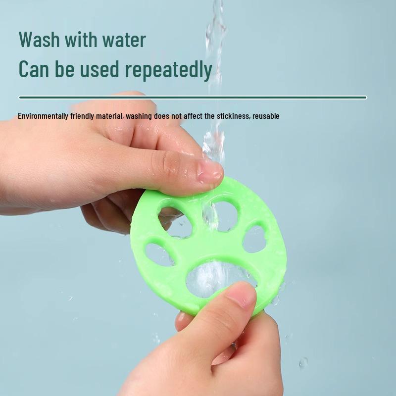 Washable Silicone Lint Roller: Strong Hair and Pet Fur Remover for Clothes