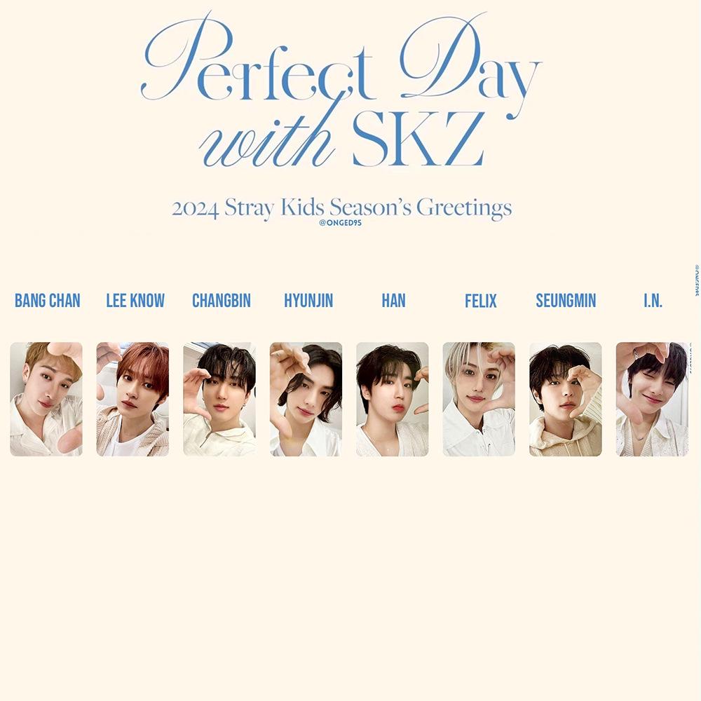 STRAY KIDS 2024 Season s Greetings Photocard & Calendar Card Set Photocard