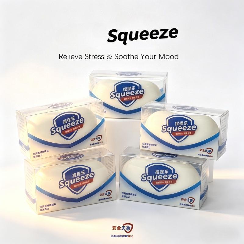 Topmix Squishy Soap Toy Slow Rebound Soft Squeeze Stress Relief Anti-Anxiety Fidget Toy For Relaxation
