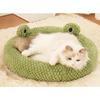 Cute Frog Series Pet Bed - Winter Cat House & Dog Bed Cartoon Animal Shaped Warm Shelter for Cats Dogs