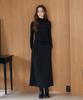YUPPE Double-Pleat Skirt_Black