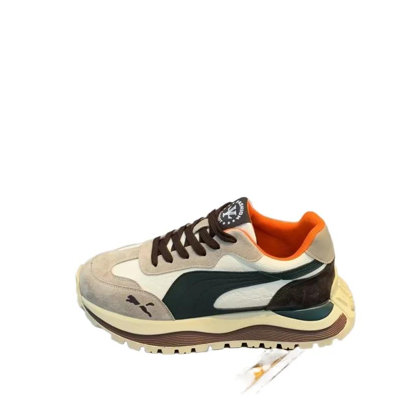 

Летняя повседневная обувь Мужская спортивная обувь Уличная повседневная обувь на платформе Мягкая и удобная Нескользящая Модная мужская обувь 39