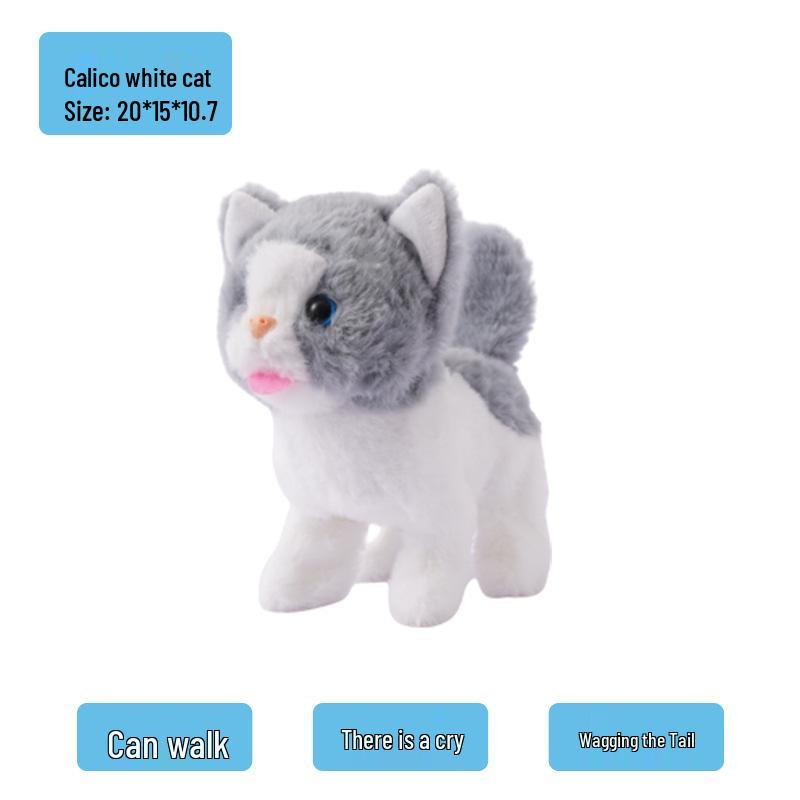 Electric Plush Dog Toy: Barking, Walking, Tail-Wagging Puppy for Children
