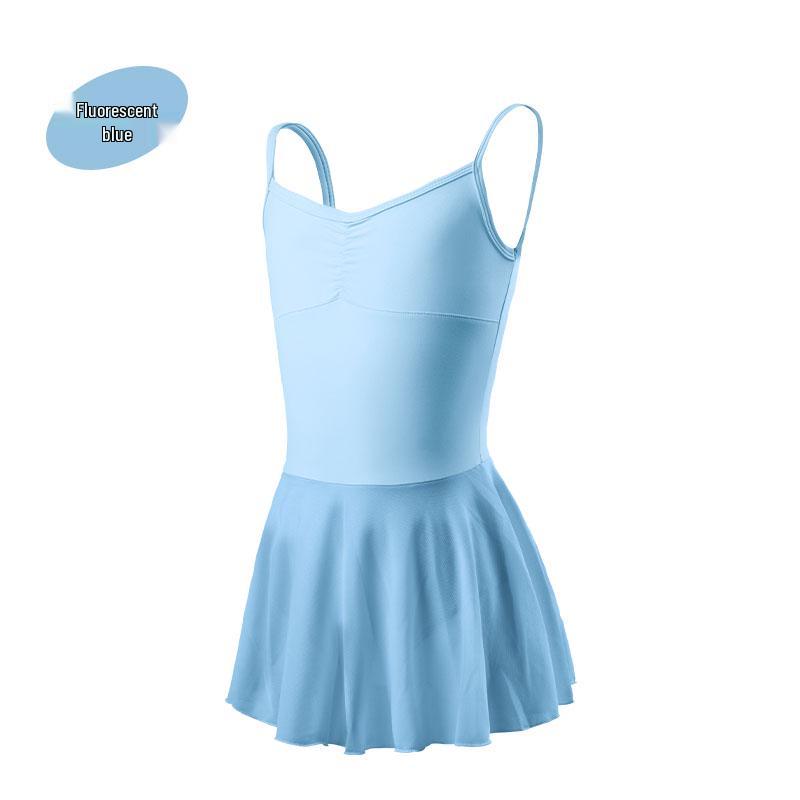 Girls' Camisole Ballet & Gymnastics Dance Costume with Gauze Skirt