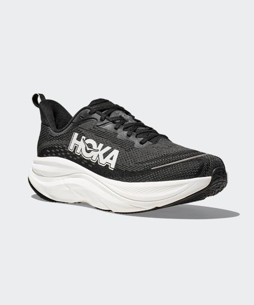 [Hoka] Men's Skyflow Wide - Black:White [1155117-BWHT]