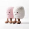 Fun marshmallow plush toy doll, bed doll, couple