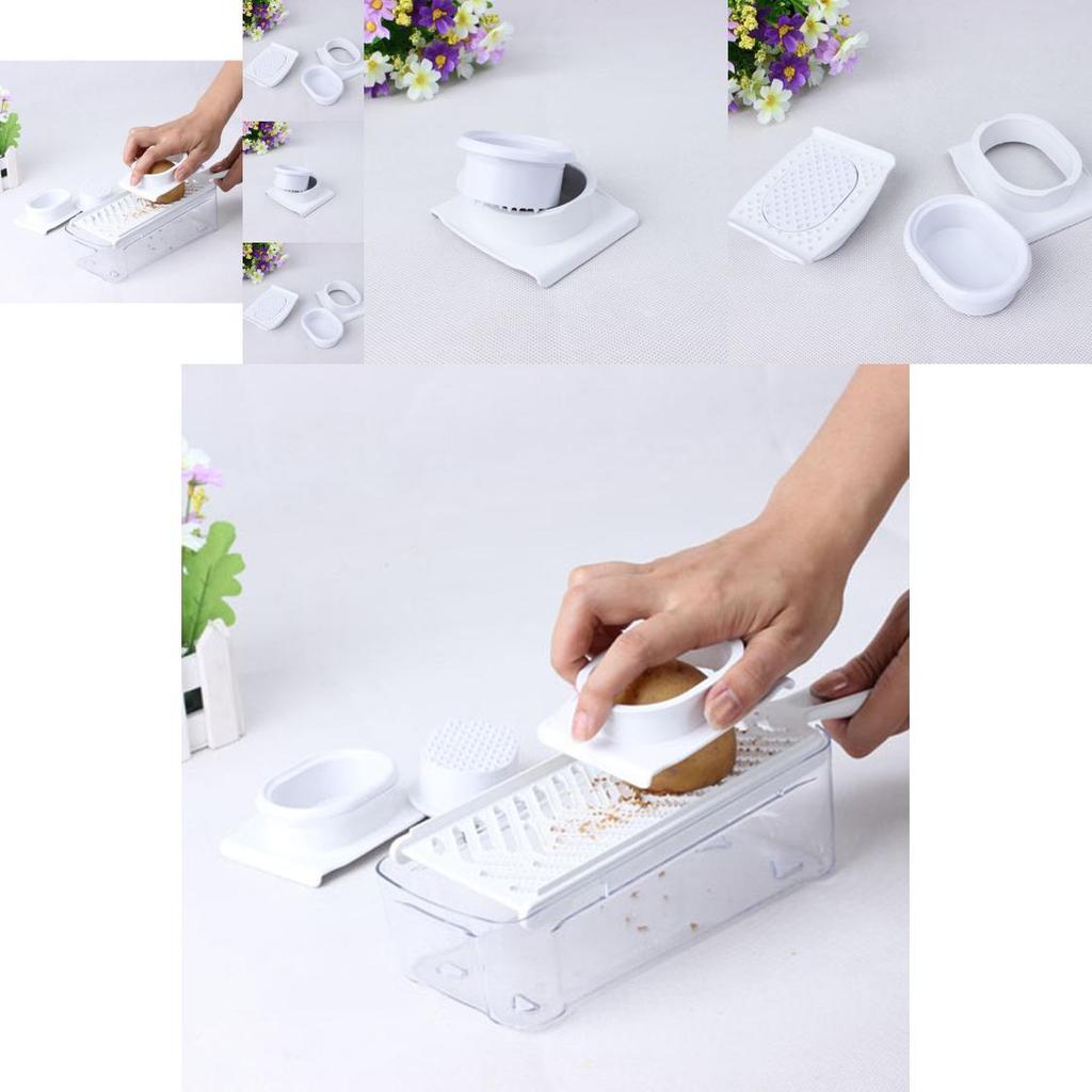 Safe And Easy To Use White Plastic Hand Protector For Slicing And Grating Vegetables