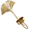 Light Luxury Golden Leaf Wall Hanging Holder Home Decor Mounted Decorative Candlestick Household Stand Iron Dad