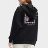 Fila Heritage Series Printed Letter Hooded Pullover Sweatshirt Women Sweatshirt Black F11W418214F-BK