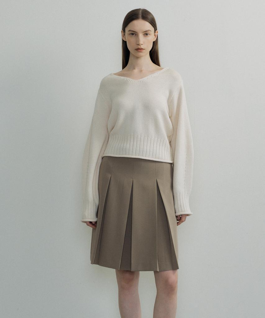 OCTETTE Cotton Waveneck Knit_2Color