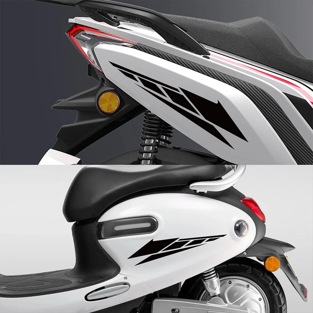 1 Pair Motorcycle Front Fender Anti-Scratch Waterproof Motorbike Car Decorative Stickers Motor Body Accessories