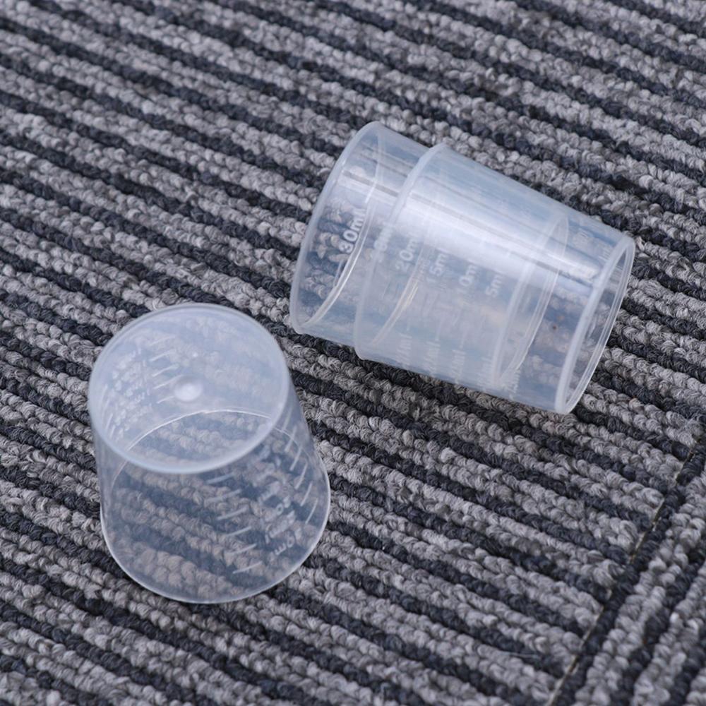 1oz/30ml Medicine Pills Resin Plastic Measuring Tool Container Scale Cups Graduated Cups