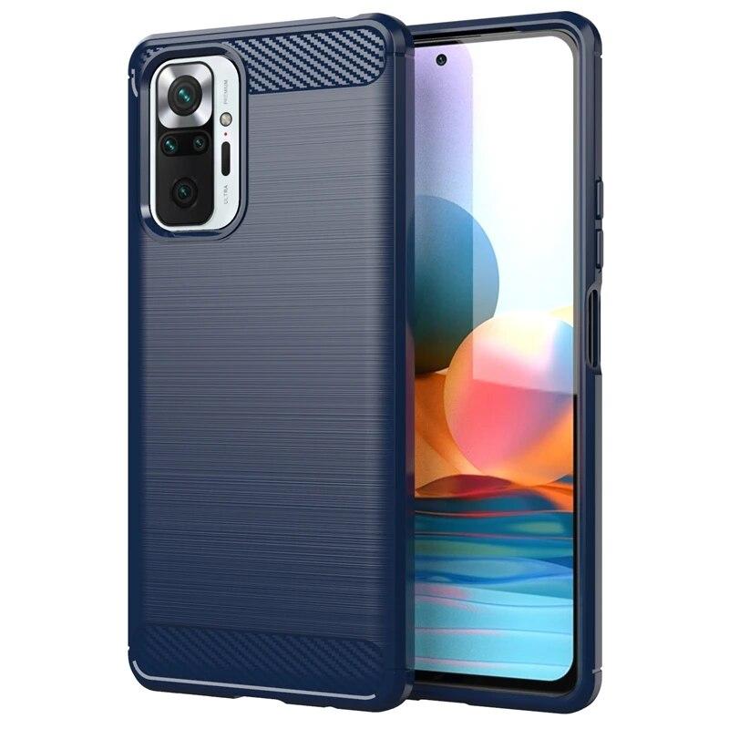 Para Xiaomi Redmi Note 10 Pro Funda Redmi 10 9 9T Note 10S 10 5G Funda a prueba de golpes Parachoques TPU Funda de silicona para teléfono Redmi Note 10 Pro