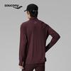 SAUCONY Men's Wool Blend Half-Zip Long Sleeve Top
