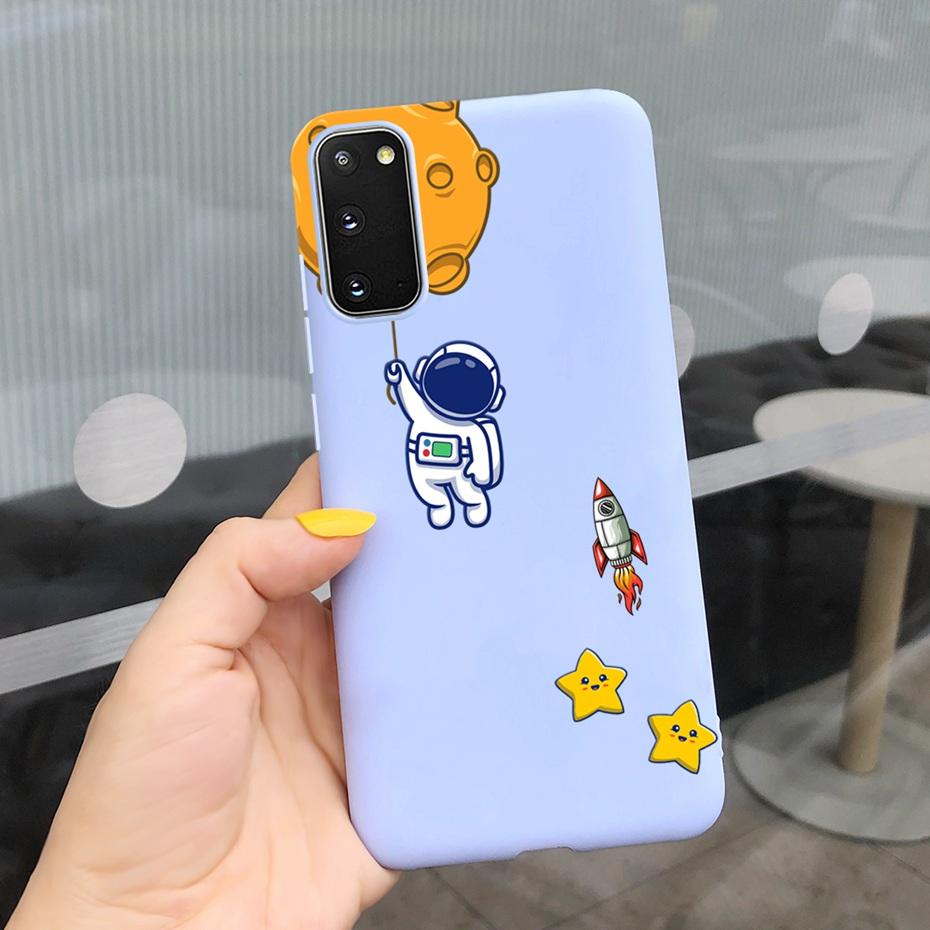 For Samsung Galaxy S20 5G S20+ Case Cover Fashion Soft Silicone Macaroon Phone Cases For Samsung S20 FE S 20 Plus S20Plus Funda
