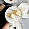 Ceramic Plate Round Vegetable Plate Steak Plate Western Plate Creative European Breakfast Plate