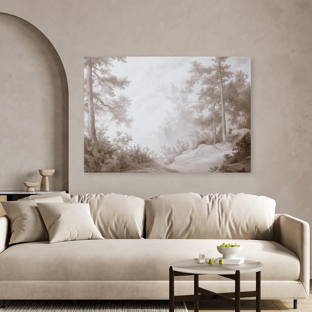 Canvas Print, Forest In the Mist