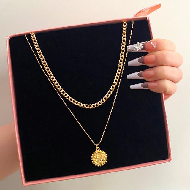 Silver Color Shining Crystal Butterfly Pendant Necklaces Double Layer Pendant Clavicle Choker For Women Jewelry Gifts