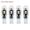 1/4Pcs Car Parking Lights T10 W5W LED Bulbs 3030 5SMD Instrument Lamp Auto License Plate Light