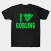 Asian Size Cotton Unisex Tshirt Print T-shirt I Heart Goblins T-shirt No-Cut Print Regular Fit