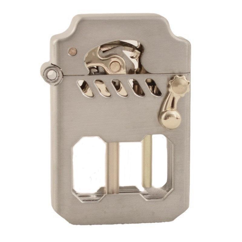 Zorro 786 Cyber Mecha Transparent Oil Tank Semi-automatic Kerosene Lighter
