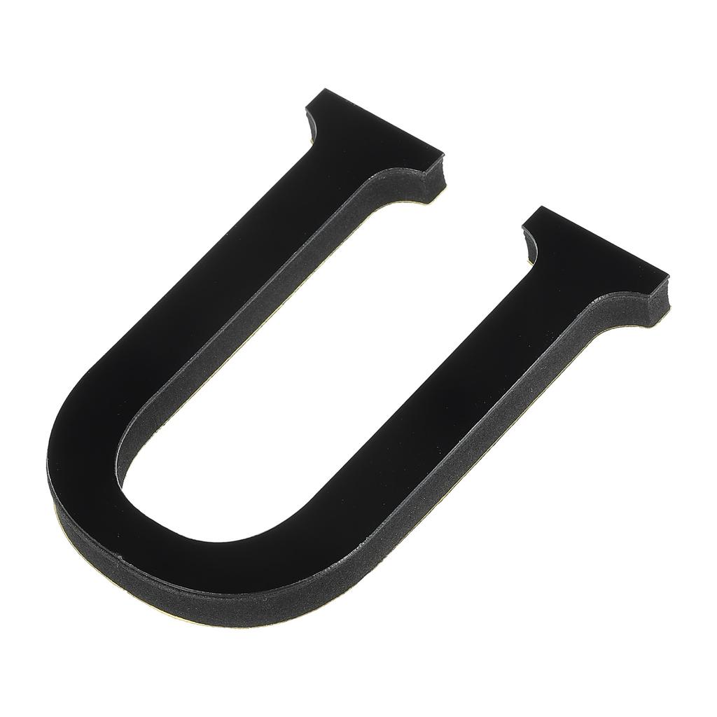 10cm Black 26 English Letters Wall Sticker 3D Mirror Acrylic Wall Sticker Decals Self-Adhesive Decor Wall Art Mural Home Party