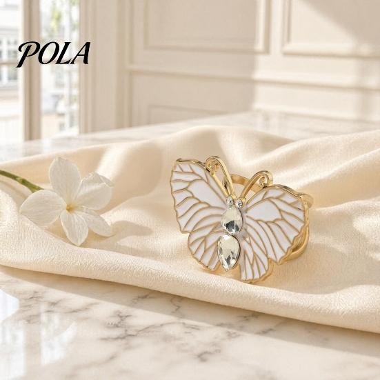 Elegant Butterfly Brooch Scarf Ring, Exquisite Clip, Buckle Durable Ring Stylish Pin for Scarves Shawls Fashion Styling Clip