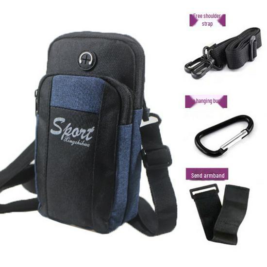 Unisex Waterproof Nylon Waist and Shoulder Bag for Sports and Outdoor Activities