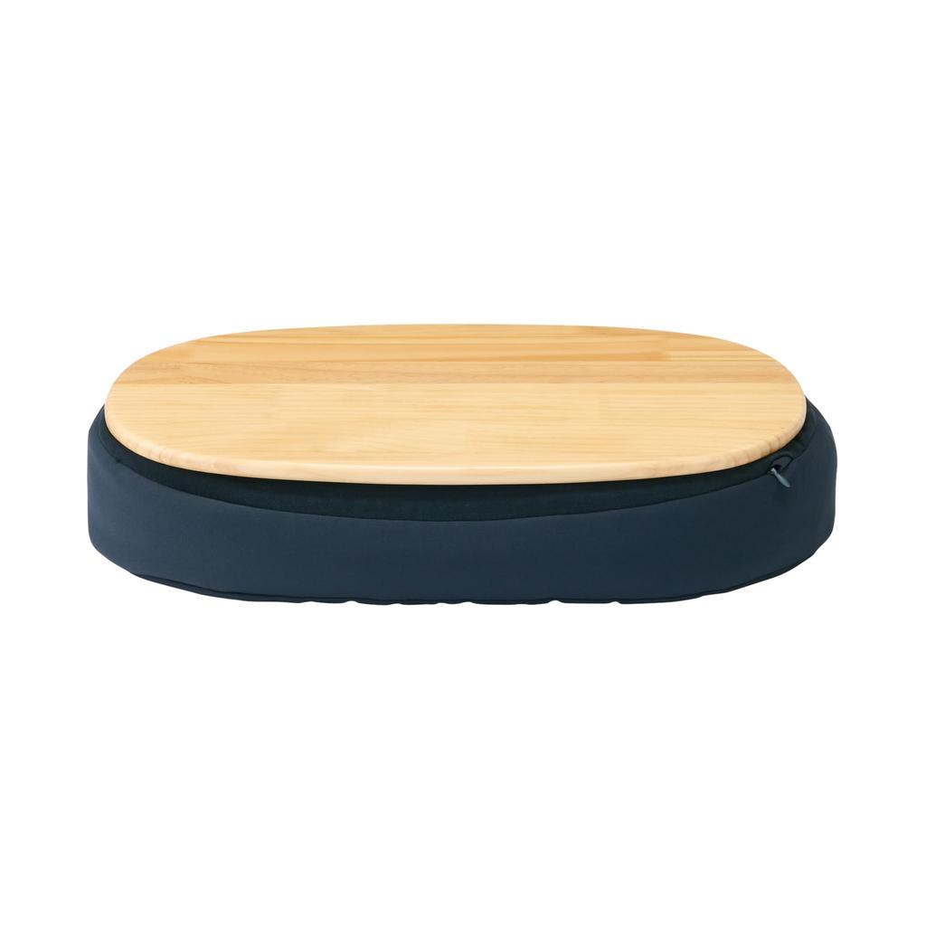 MUJI Knee-Suitable Table Cushion, Navy, Width 47 X Depth 31.5 X Height 10cm, Product Code: 83435783